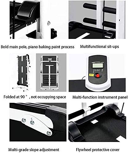 Caminadora plegable 4 en 1 mecánica para fitness portátil miniatura 7