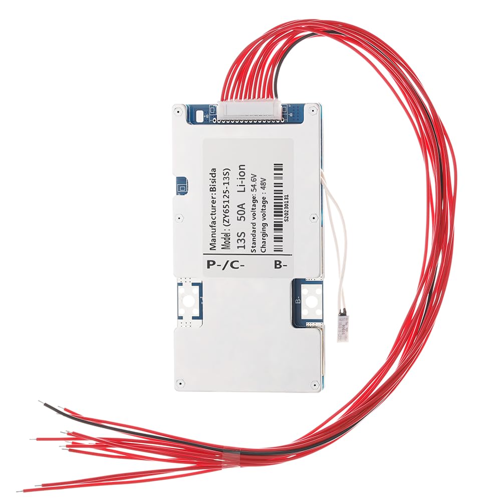 Amazon.com: Bisida 13S BMS 48V 50A Li-ion PCB Protection Board