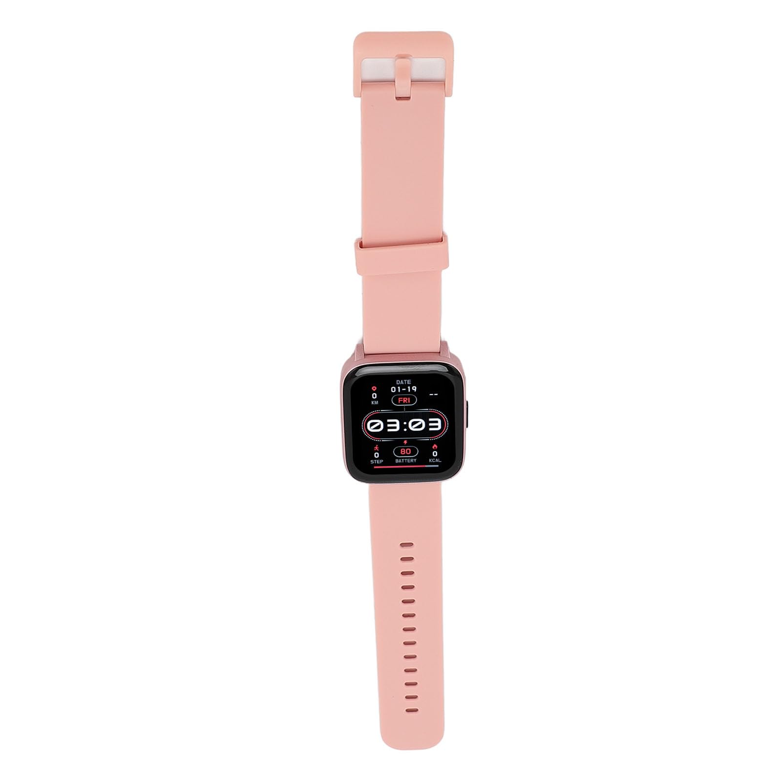 Smart Watch Fitness Tracker IP68 Touchscreen HD 1,83 pollici con oltre 100 modalità sportive Chiamata Bluetooth Torcia Musica per uomo Donna Sport all'aria aperta PC ABS (Rosa)