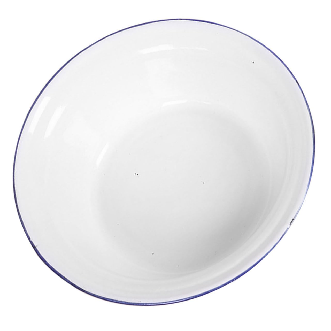 OKUMEYR Enamel Deep Pan Vintage Roasting Tray for Baking and Cooking Non-stick Design for Pies and Roasts Elegant Retro Style Capacity