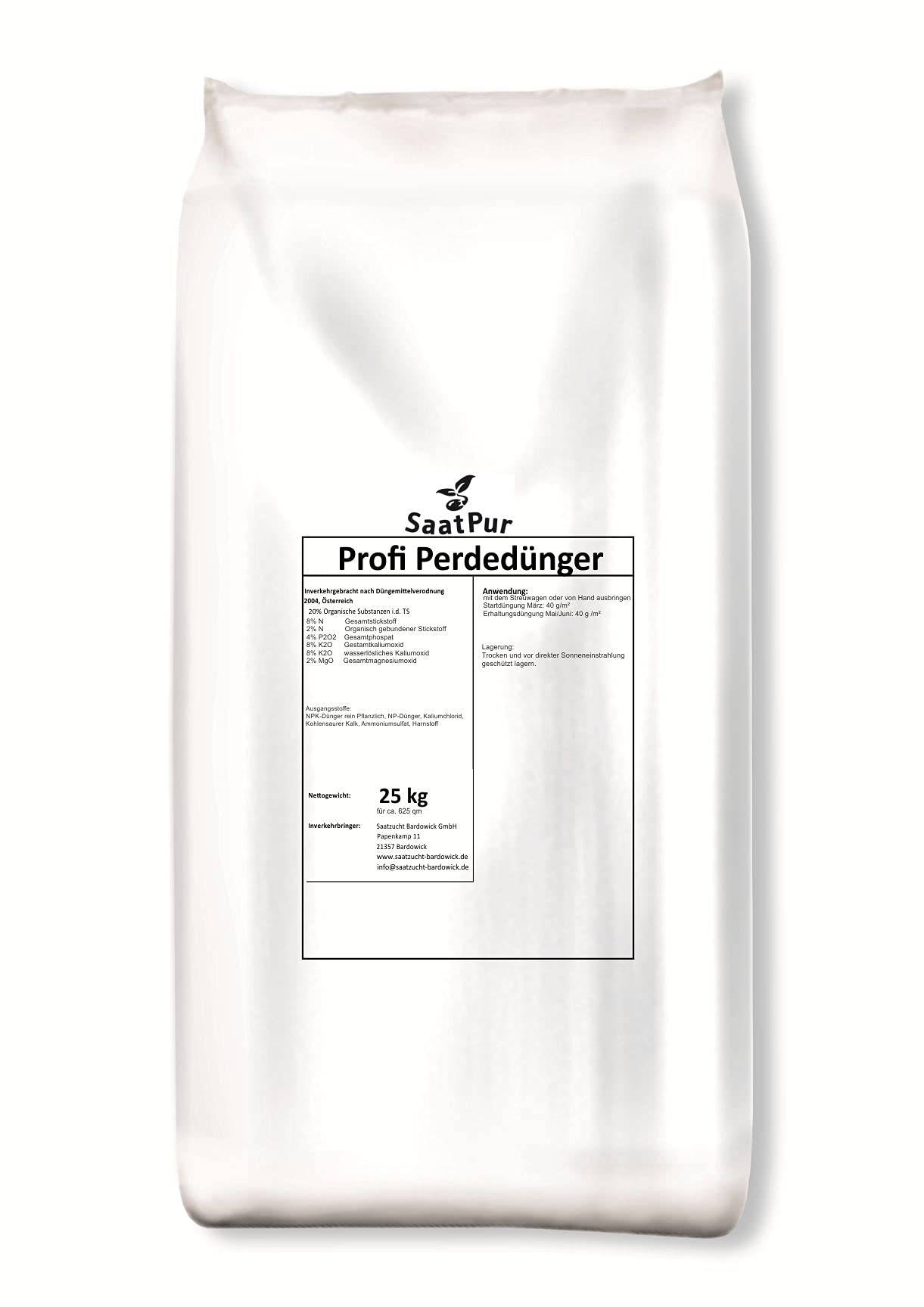 25 kg Profi Weidendünger Pferdeweide Wiesen Koppel Weide Paddock