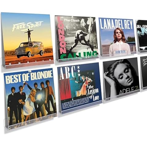 upsimples Acrylic Vinyl Record Shelves Cover