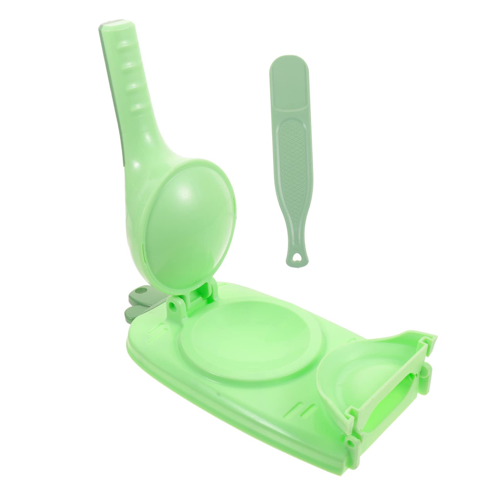 PRETYZOOM Dumpling Maker Press 1 Set Dough Pressing Tool Non-stick Surface Kitchen Gadget