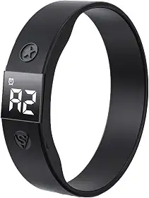 Relógio despertador vibratório, resistente à água, pulseira despertadora silenciosa, lembrete, com 8 alarmes diários