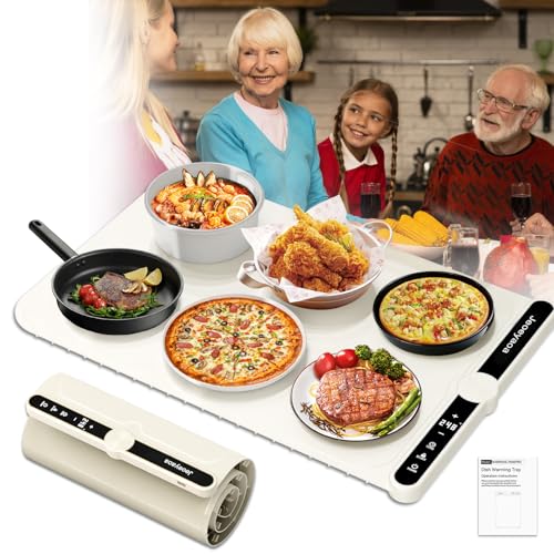 Warming Trays for Buffets Party, With 9 Adjustable Temperature Le...