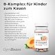 GymBeam B-Komplex Kautabletten für Kinder - B-Vitamine & Vitamin C zur Unterstützung der Immunfunktion, Herzgesundheit und Verringerung von Müdigkeit, B-Komplex für Kinder zum Kauen, 120 tab