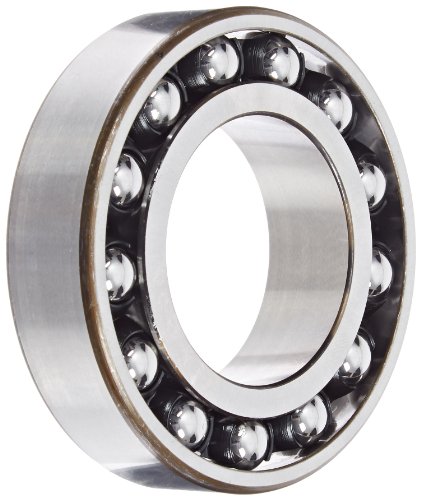 FAG Bearings 2211K-TV-C3 Double Row Self-Aligning Bearing, Tapered Bore, Open, Polyamide/Nylon Cage, C3 Clearance, Metric, 55mm ID, 100mm OD, 25mm Width, 7500rpm