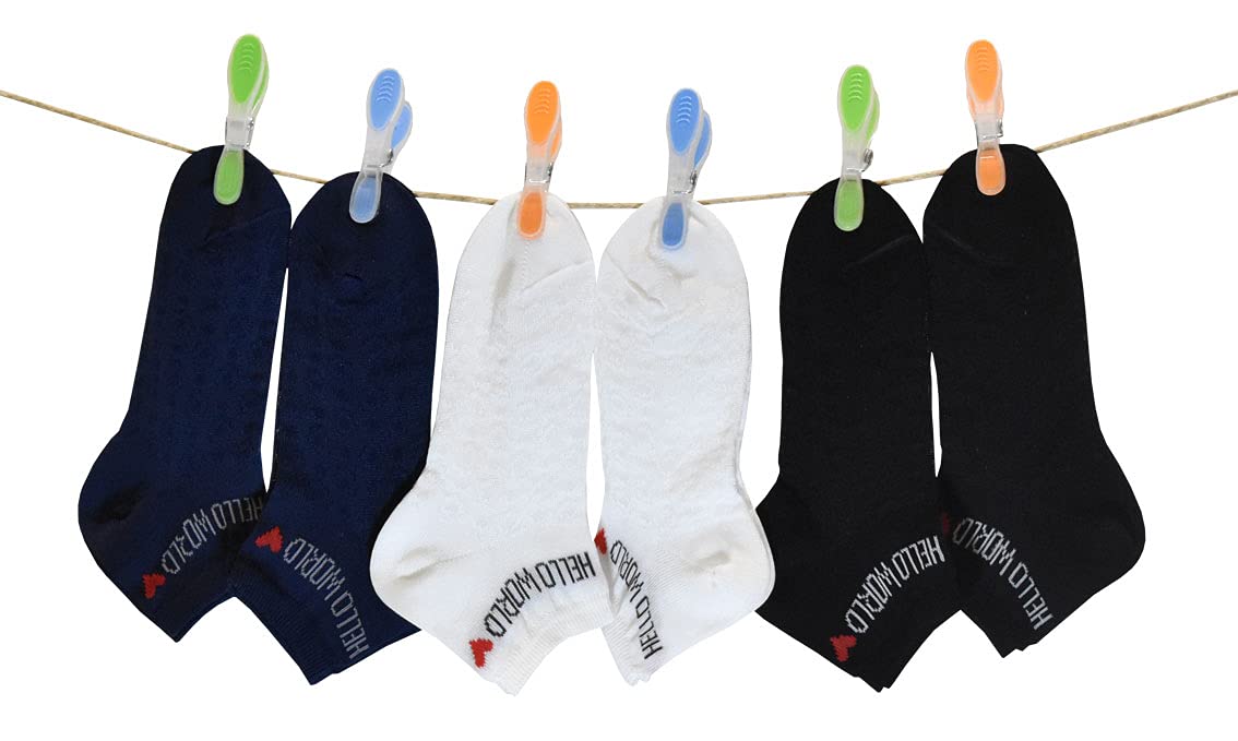 PETTI Artigiani Italiani - Calzini Bambina, 6 Paia di Calzini Corti Bambina, Calzini Bambino Corti Femminuccia, Calzini Bambina Cotone Filo di Scozia, 100% Made in Italy