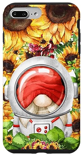 Novelty Sunflower Accessories For Men And Girls Who Loves Hanging With My Gnomies. Cute Astronaut Gnome In Space Suit Costume With Helmet. Sunflower Themed Gnome Stuff For Family.