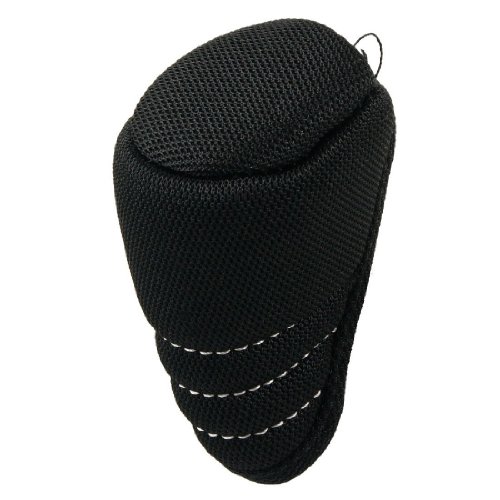 Eduuyvee para palanca de cambios de coche con cremallera para cambio de marchas, color negro