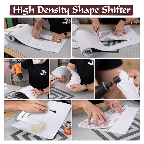 image for Shape Retention EVA Cosplay Foam 2mm (1mm-10mm) 14x39 inch White or Bl