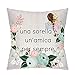 ZCHXD Una Sorella è Un'amica per Sempre-Federa per Cuscino 45x45-Decorativo Biancheria Copricuscino per Casa Divano Camera da Letto-Idea Regalo per Sorella