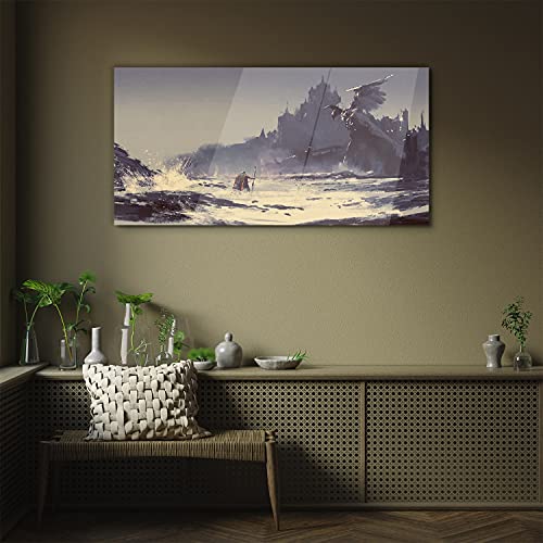 Tableau en verre trempé de sécurité décoration murale premium