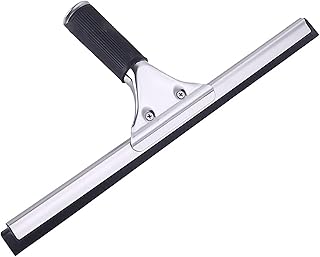 1 Pack Stainless 13.7 Inch Water Wiper, Widely Used for Bathroom and Home Window, Mirror Squeegee, Glass Door, Tile Wall and Car Glass (1)