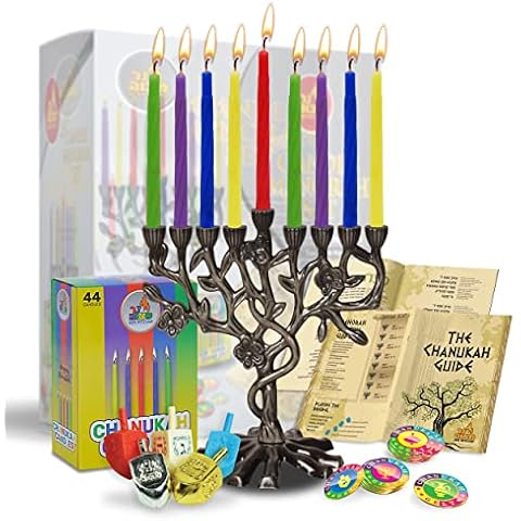 Ner Mitzvah Tree of Life Menorah Set Cover