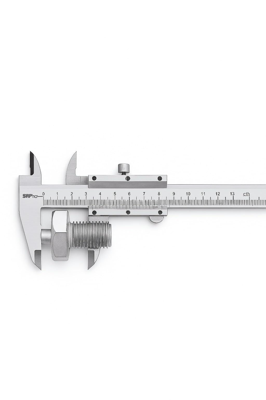 Busstier Analog Kumpas, 150 mm, 0.02 mm Hassasiyetli Ölçüm Aleti, Karbon Çelik Gövde, İç Dış Derinlik ve Step Ölçüm Uygunluğu ile Teknik Kaliper