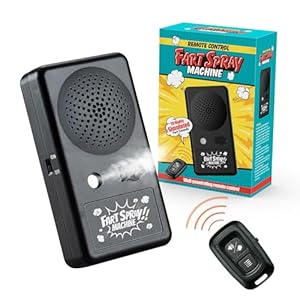 Fart Machine with Remote, Remote Controll Fart Spray Machine with 20 Realistic Sounds,Fart Spray Prank Toy, Pranks Jokes Gag Gift for Kids Adults