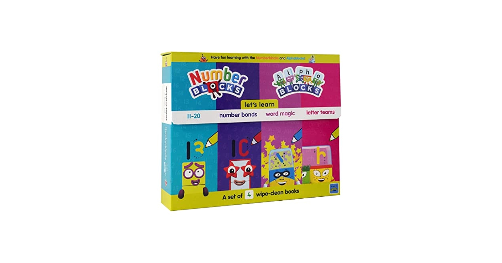 Numberblocks,Colourblocks,Alphablocks4冊 Numberblocks, Alphablocks and Colourblocks First Collection