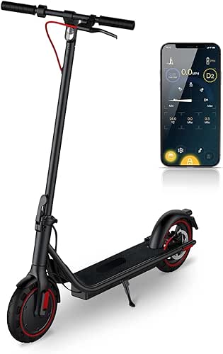 Electric Scooter 450W Powerful Motor,19mph Speed and 8.5” Honeycomb Solid