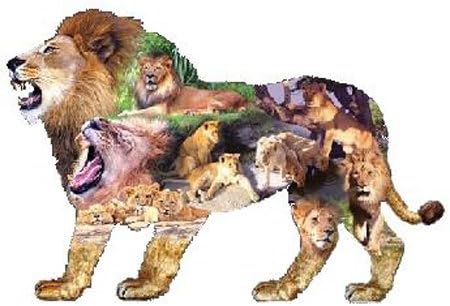 David Penfound King Of The Plains 1000Pc Shaped Jigsaw Puzzle