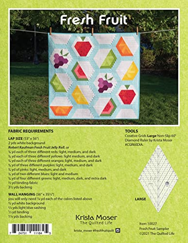 Krista Moser, The Quilted Life Fresh Fruit Pattern, None #TOP1