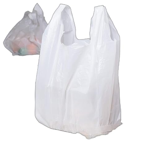 Bolsa de plástico de transporte bolsa de camiseta lisa blanca de 115 x 65 x 215 pulgadas 00fl oz blanco 100 bolsaspaquetes Bolsa de plástico de transporte bolsa de camiseta lisa blanca de 115 x 65 x 215 pulgadas 00fl oz blanco 100 bolsaspaquetes