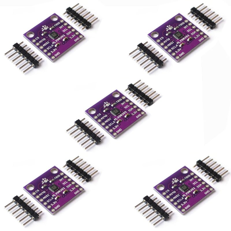 5pcs MLX90393 Hall Sensor Module
