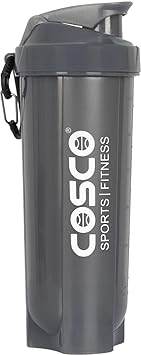 Cosco Plastic Energy Shaker Bottle BPA Free, Food Grade, Leak Proof., 1.5 L, Black - image, photos