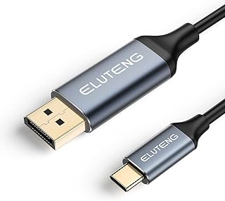 ELUTENG USB C Displayport 変換ケーブル Displayport ケーブル usb c to DPケーブル 4K@60Hz USB Type C to ディスプレイポート 4K@60Hz 2K@200Hz 変換アダプタ ...