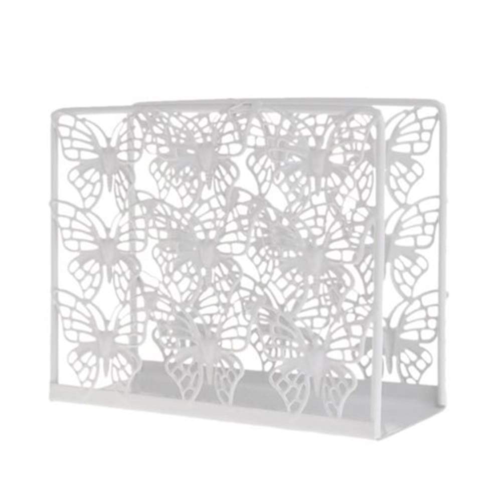 pengyu- Napkin Rack, Hollow Napkin Holder Paper Towel Dispenser Tissue Rack Party Dining Table Decor - D