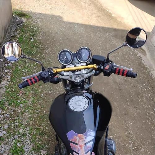 Espejo retrovisor universal para moto Cafe Racer de ABS 8 y 10 mm 6