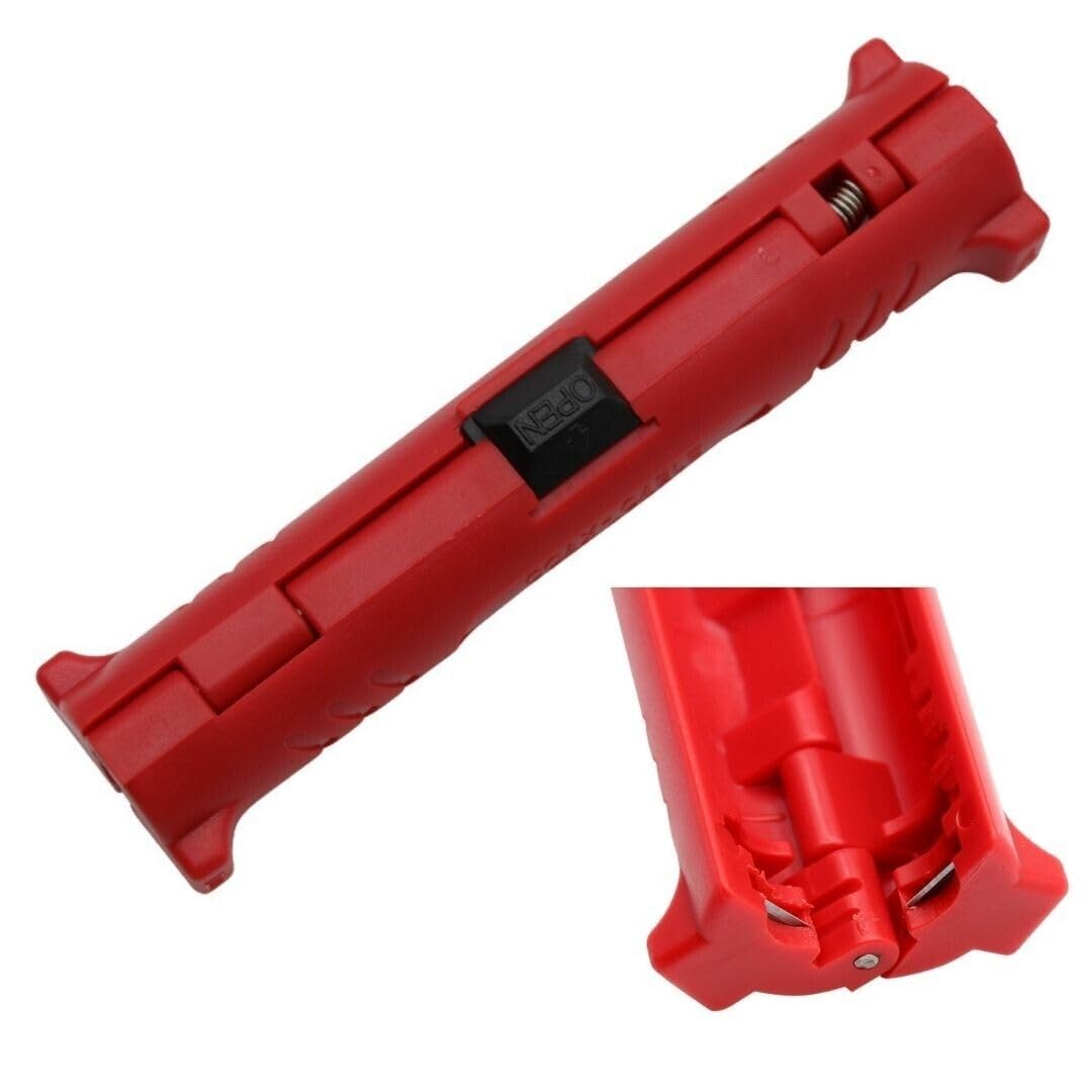 Inbrackets Red Coax Cable Stripper Rg6 Wf100 (Ib-Coax)