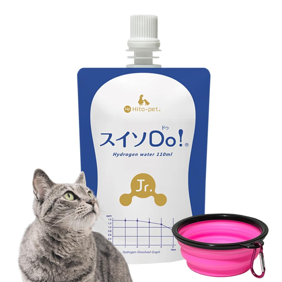 【スイソDo！ジュニア110ml 60本+ペット用ウェットティッシュ付】水素水 新デザインSALE【ペット用ウェットティッシュ付】ペット用水素水