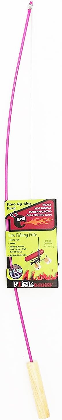 Fire Buggz Fishing Pole Campfire Roaster (Pink)