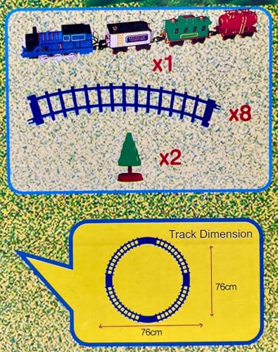 Image of Braintastic Smok Train Toy Set with Sound and Music (Tomas Train)