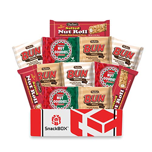 Pearson's Candy Sampler / Care Package Including: Nut Goodies Regular - Bun Bars Vanilla and Maple and Nut rolls Great as Easter Gift