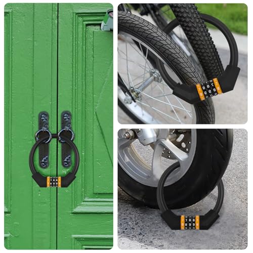 Round 5-Digit Combination Bike Lock