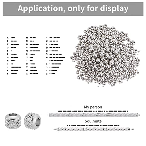 UNICRAFTALE Circa 100 pz Strutturato Perline in