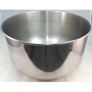 144700-000-000, Stand Mixer Mixing Bowl, 4.6 Quart, SS Replacement for Sunbeam FPSTSM5102