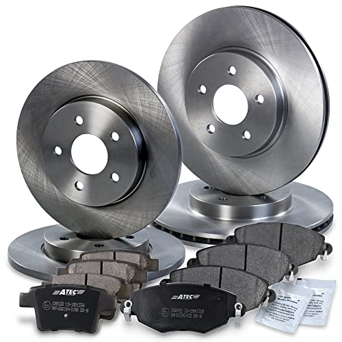 ATEC Germany Bremsenset inkl. Bremsscheiben Vorne Ø 300 mm Belüftet + Hinten