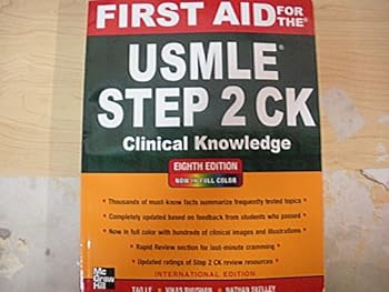 Paperback FIRST AID FOR THE USMLE STEP 2 CK CLINICAL KNOWLEDGE Book