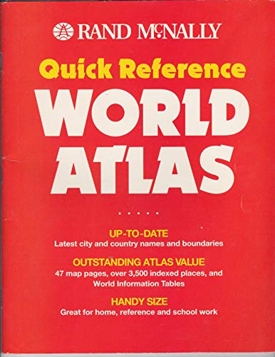 Rand McNally Quick Reference World Atlas 0528836226 Book Cover