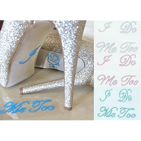 3 Set 6 Pcs Akak Store Mix ColorsRhinestone Shoe Decals Stickers Applique...