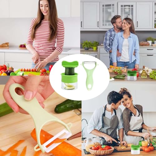 Spiralizer for Sweet Potato, Carrot, Zucchini Pasta, Cucumber and Courgette - UK Vegetable Slicer for Spiral Fries and Onions - Image 5