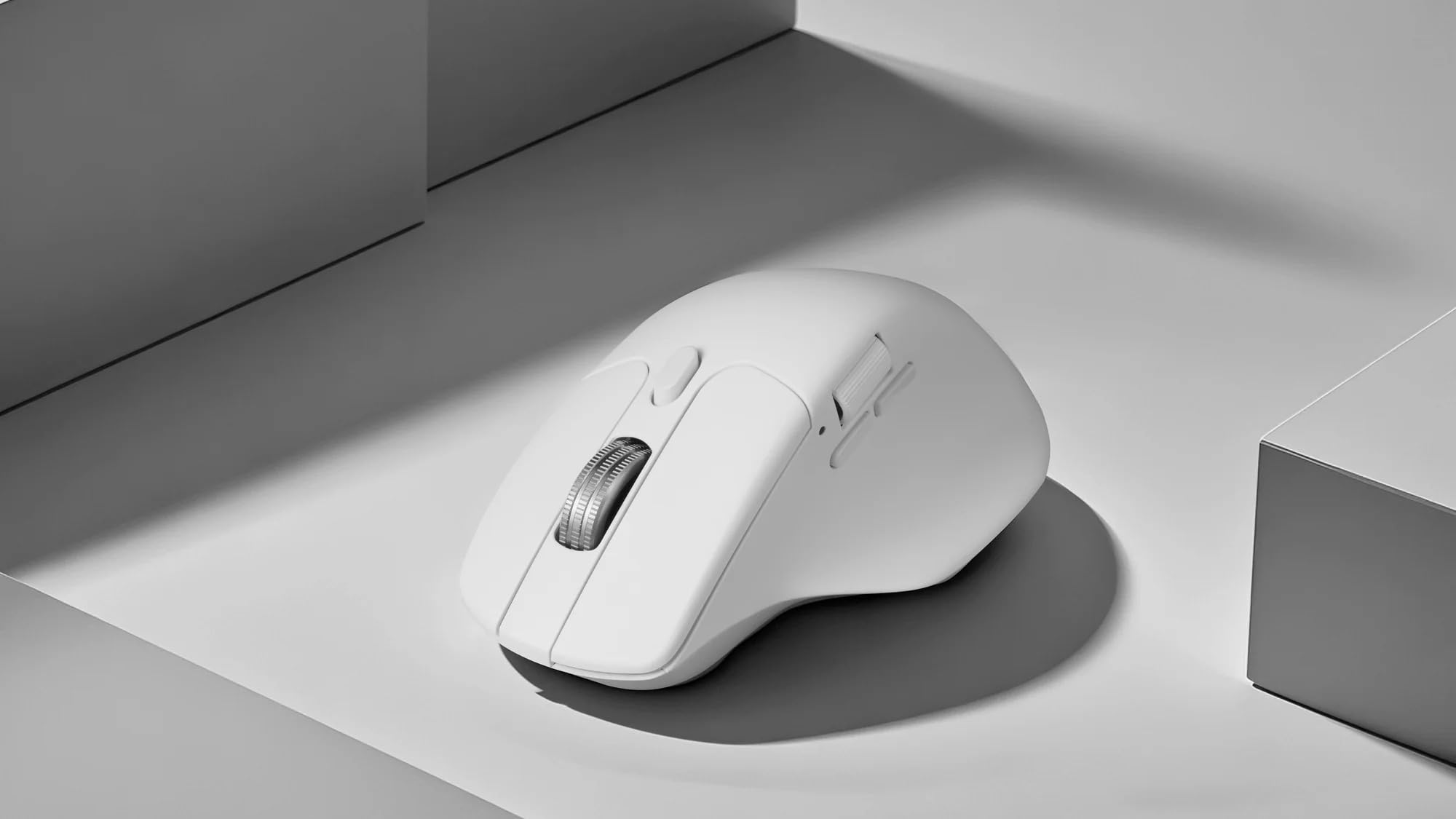 Keychron M6 4000 Hz Mouse ottico senza fili Bluetooth 5.1/2.4 GHz/USB, leggero 78g, programmabile, sensore PixArt 3395 con fino a 26K DPI/ 650 IPS per Windows Mac Linux - Nero