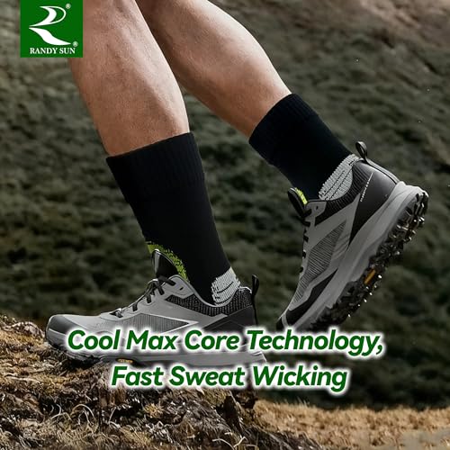 Image of RANDY SUN Waterproof Breathable Socks, [SGS Certified] Unisex Novelty Skiing Trekking Hiking Wading Trail Socks