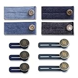 Pas de couture pour un ajustement rapide : l'extension de taille du pantalon permet d'ajuster la taille du pantalon sans couture. Le bouton est facile à accrocher et prend en charge un tour de taille flexible au quotidien