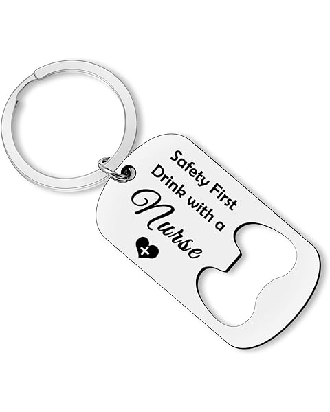 Nurse Gifts for Women Men Nurse Keychain Gifts Nurse Bottle Opener Keyring Funny Gifts Jewelry for CNA RN LPN Nurse Doctor Dentist Nursing Graduation Nurse Practitioner Gifts Christmas Birthday Gifts