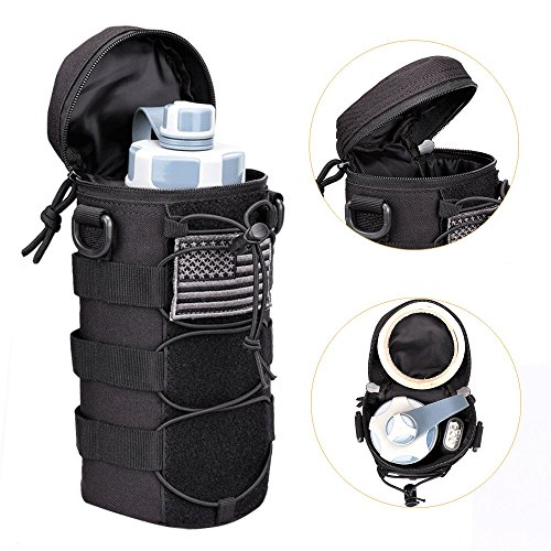 AMYIPO Water Bottle Pouch Molle Tactical Holder Storage Bag for 32oz Carrier - Image 7