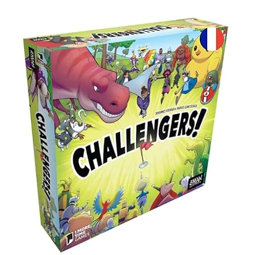 Asmodee Z-Man Games - Challengers - Golden Ace 2023 - Juego de mesa - A partir de 8 aos - 1 a 8 Jugadores – Versión Francesa | Ya disponible en tu tienda friki favorita! En mundofriki.es!